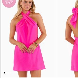 Show Me Your MuMu Pink Mini Dress with Chic Design